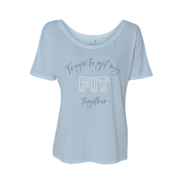 YF Active Tryin To Get My Fit Together Slouchy Tee card image