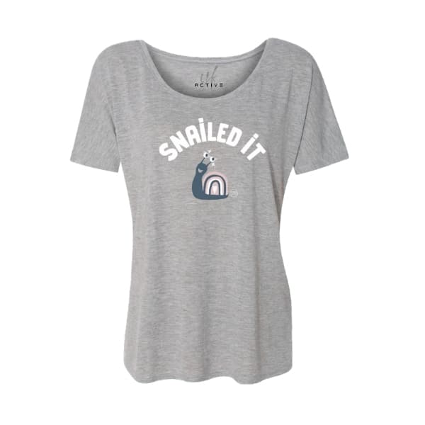 YF Active Snailed It Slouchy Tee card image
